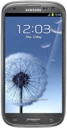 Смартфон Samsung Galaxy S3 GT-I9300 16Gb Titanium grey - Дзержинский